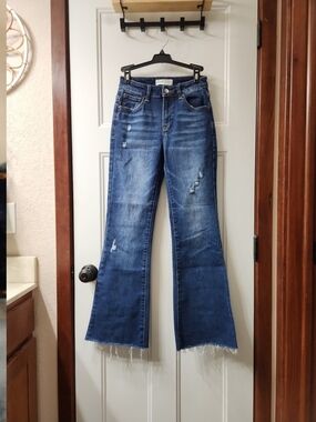 NWOT Risen Mid-Rise Flare Jeans